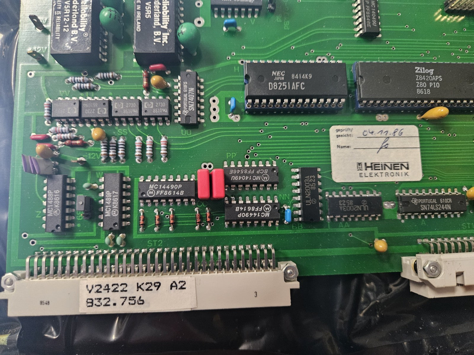 HEINEN ELEKTRONIK Circuitboard, Steuerplatine V2422 K29 A2932.756, new in box