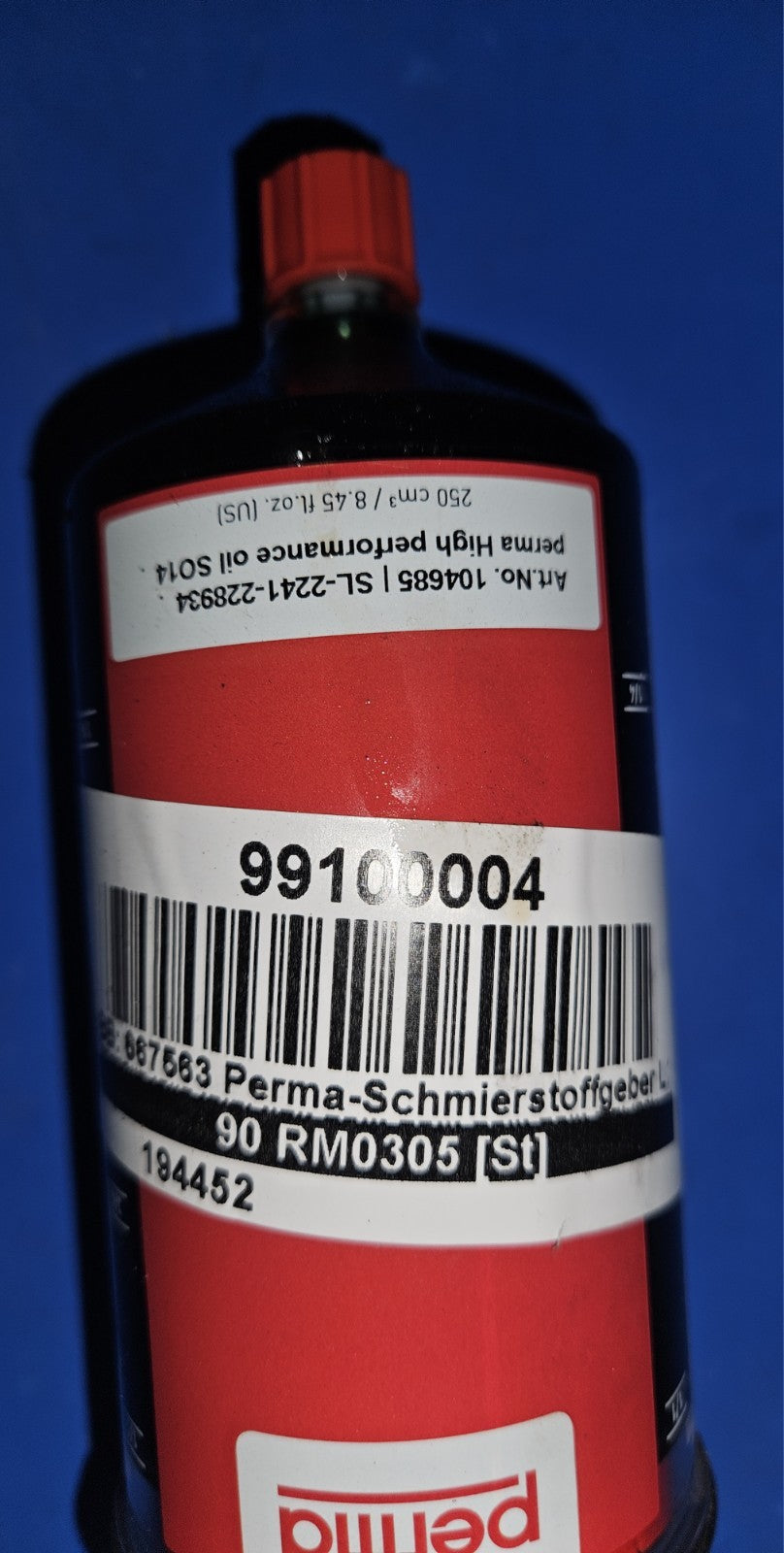 PERMA 104685 Star LC 250 mit perma High performance oil SO14, Neu/ungeöffnet New