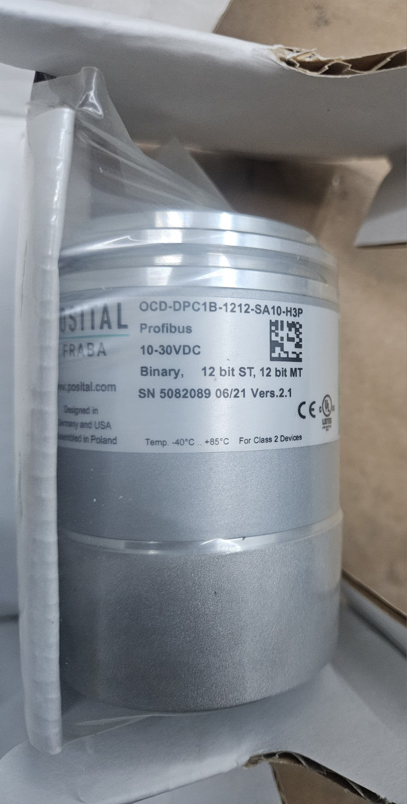 Posital OCD-DPC1B-1212-SA10-H3P Drehgeber 5082089 Profibus Encoder 10-30V New