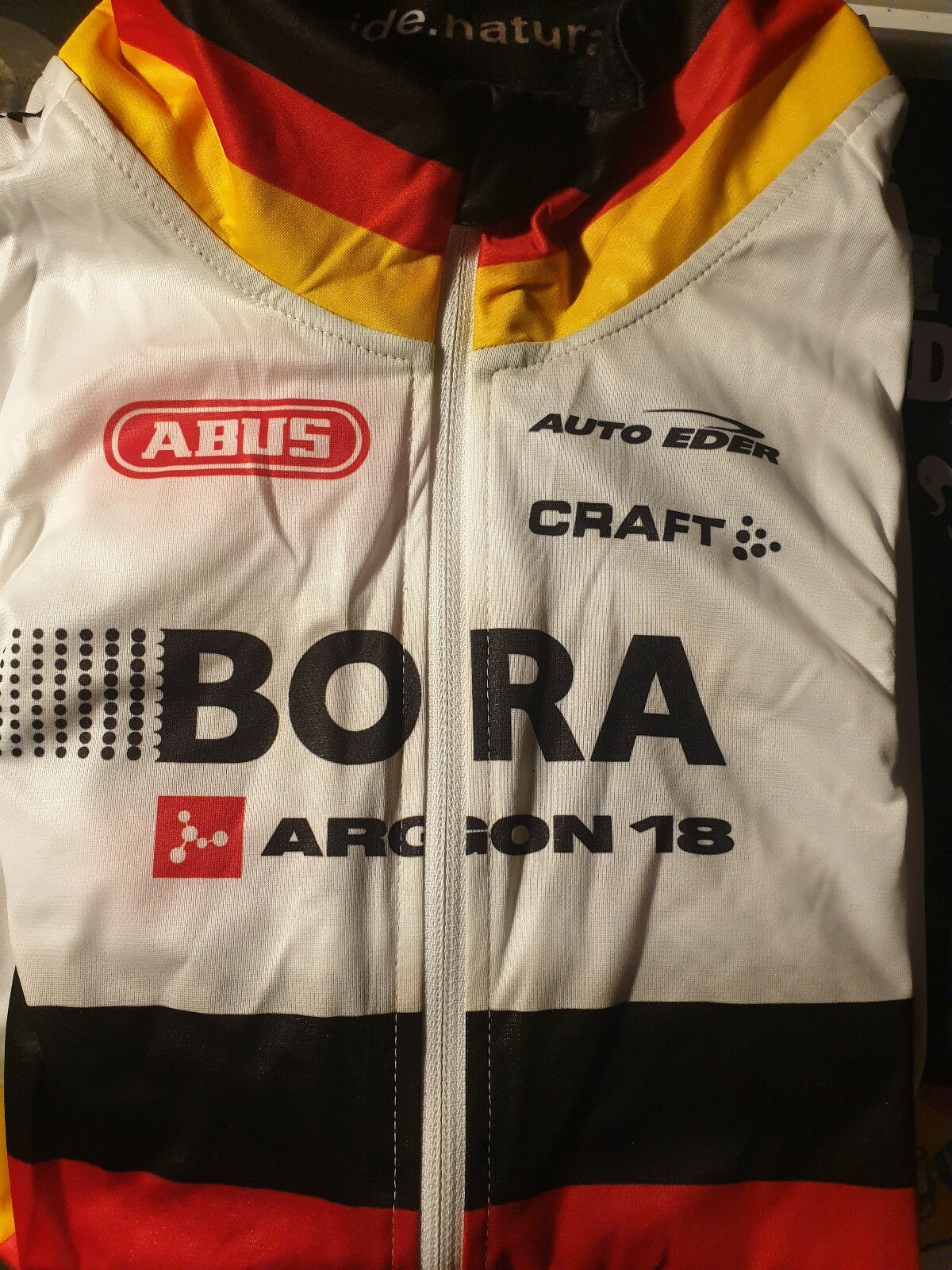 Rarität Craft Team Bora Argon18 Deutscher Meister aero Wind vest gr.XS