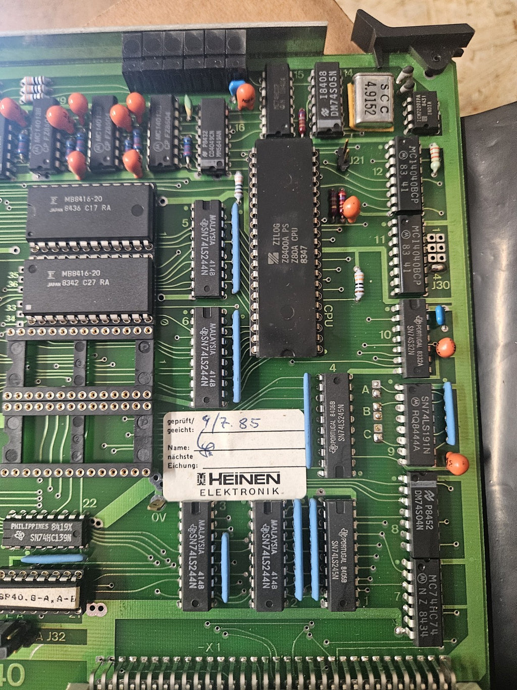 HEINEN ELEKTRONIK Circuitboard, Steuerplatine CPU40 MB-A, A-B, PO K1-8 832.773