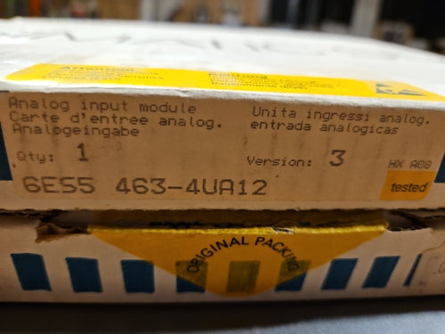 1x SIEMENS 6ES5463-4UA12 SIMATIC S5 ANALOGEINGABE, Neu In Sealed Box, New,SIEGEL