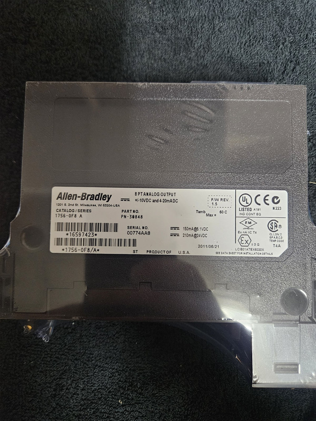 Allen-Bradley 1756-OF8 A | 8-Point Analog Output Module | ControlLogix, new neu