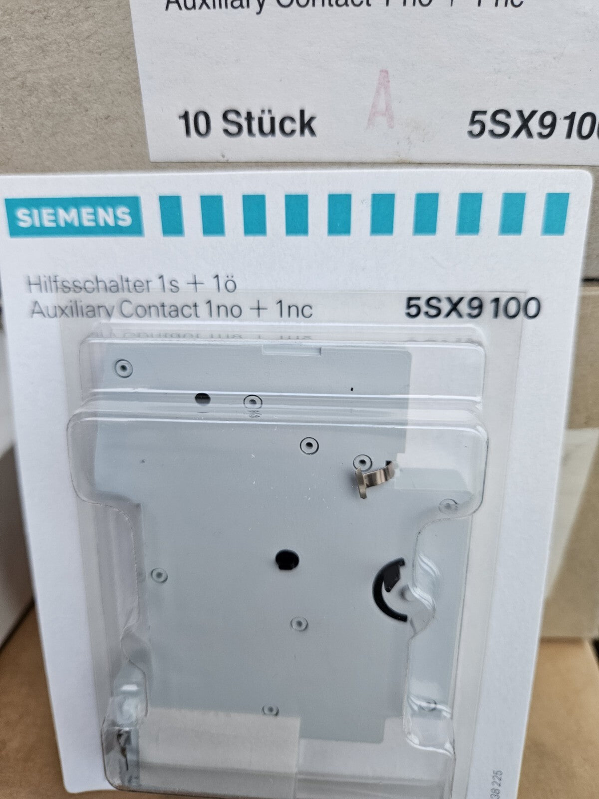 10 x Siemens 5SX9 100 Hilfsstromschalter   NEU OVP Auxilary Switch, New In Box