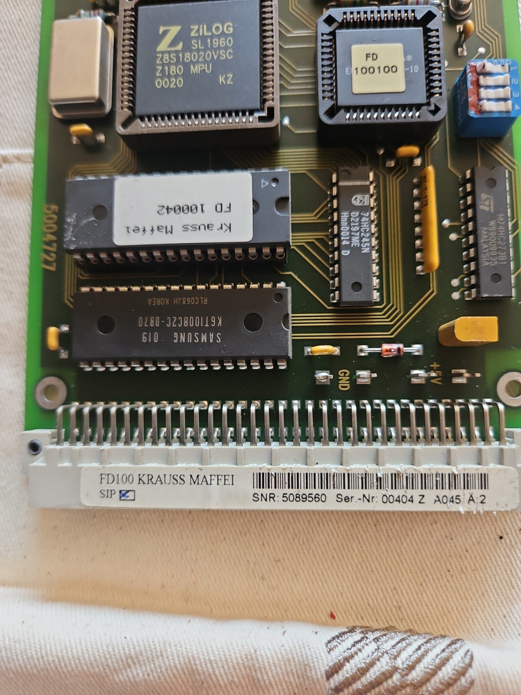 KRAUSS MAFFEI FD100, curcuit Board, Karte, SN. 5089560, 5004727 tested, working!