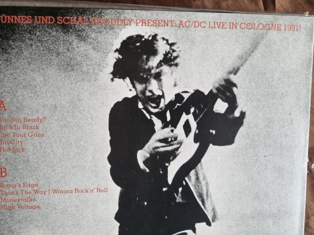 AC/DC "Made In Gernany" 1.Press 1991 Live in Cologne 1991 white/weiss, marble!