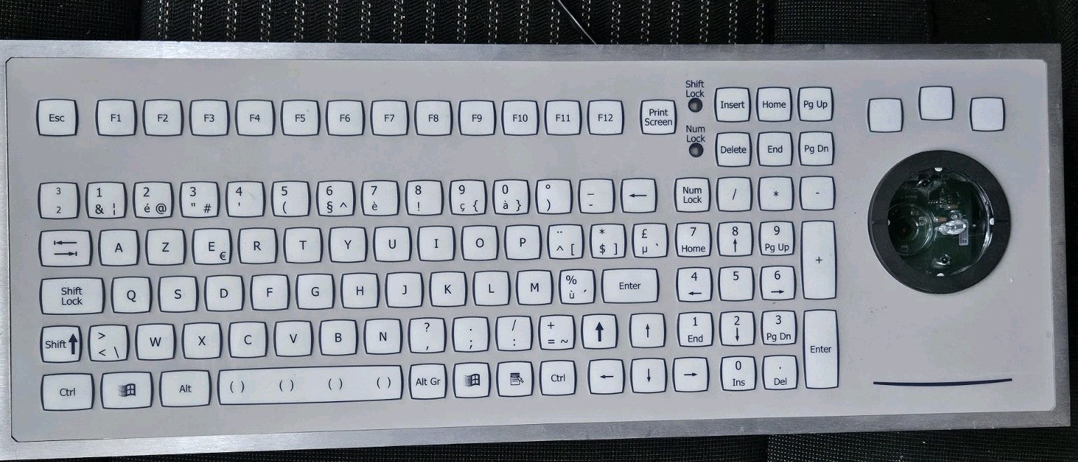 NSi KSTL105F32-1266 Trackerboard, Industrie TASTATUR, Keyboard, TRACKBALL used