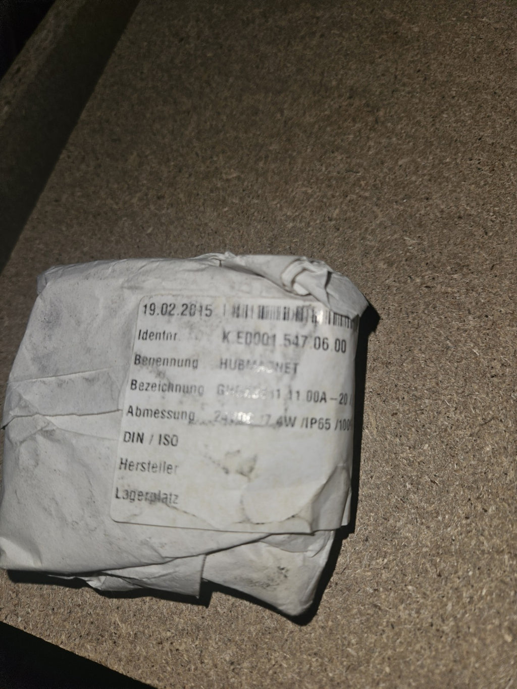 BINDER Hubmagnet GHGX3231,11.00A-20, 24VDC /7.4W/IP65 Neu/ovp New Unused