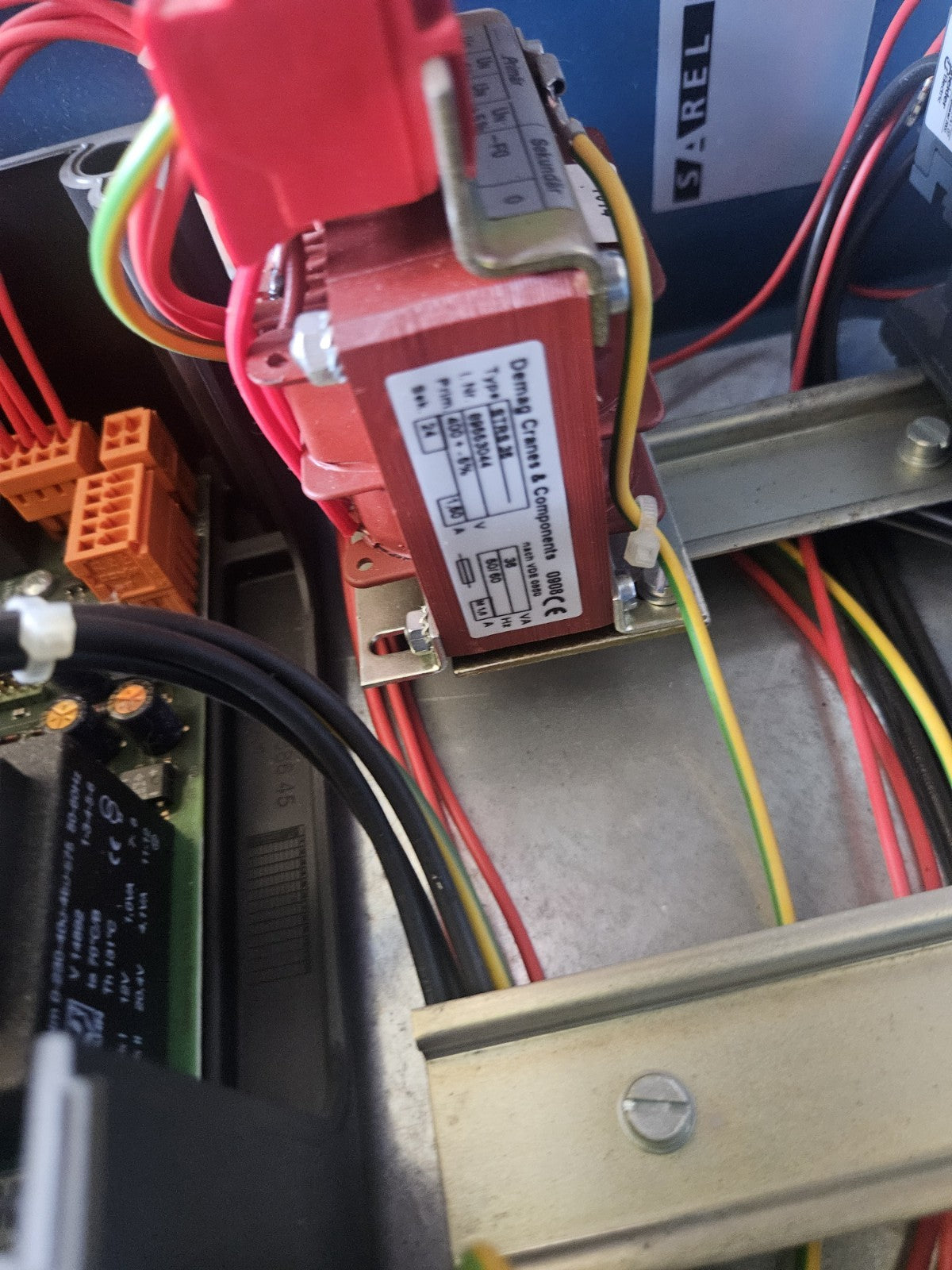 Demag Control Box with ABB Contactor & Transformer – Industrial Crane Component