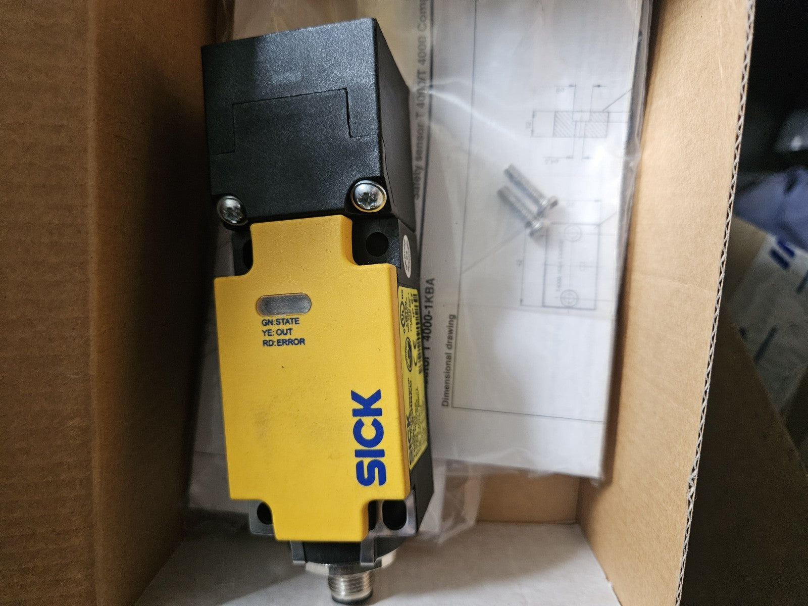 Sick Auswerteeinheit Sensor T4000-2DRNAC Betätiger 6022052 Neu/ovp, Unused New