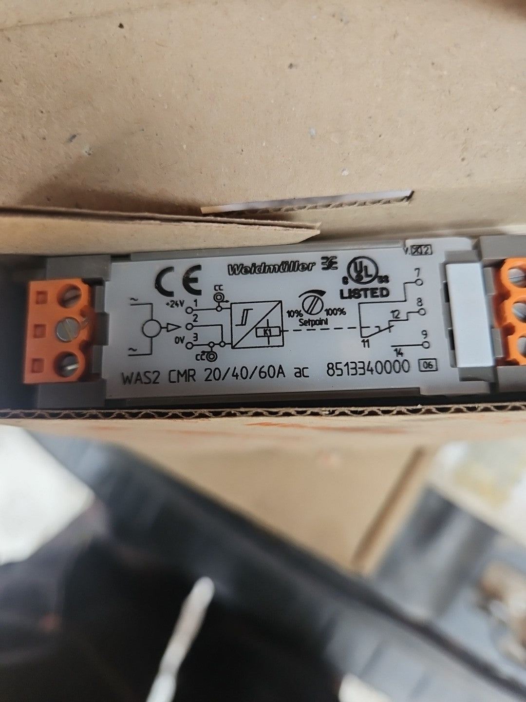 Weidmüller WAS2 CMR 20/40/60A ac Module 8513340000, New In Box, Neu/ovp Unused