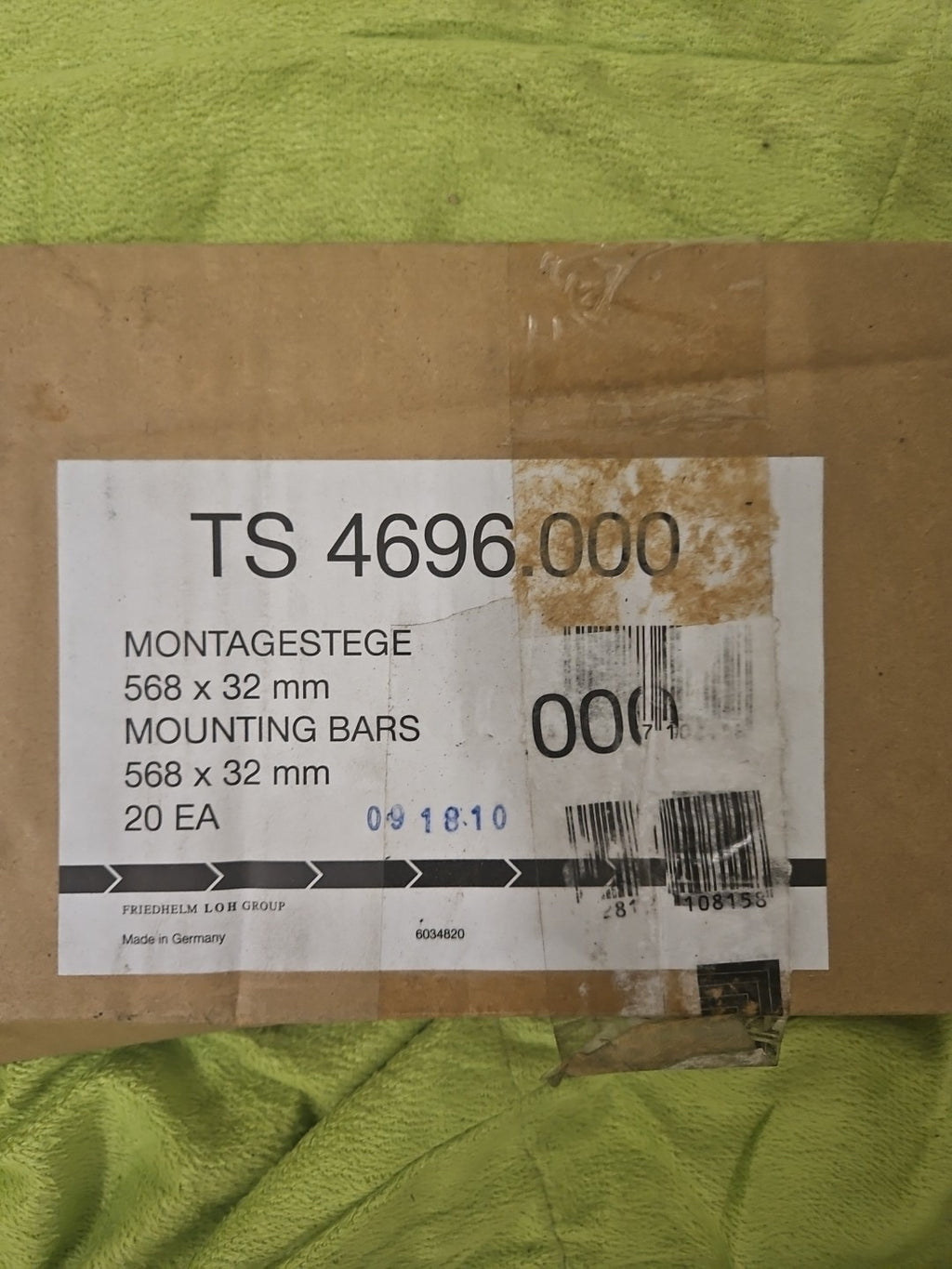 13 x Rittal TS 4696.000 Montagesteg für VX, TS, VX SE, TP, AX, 4696000 Neu/ovp