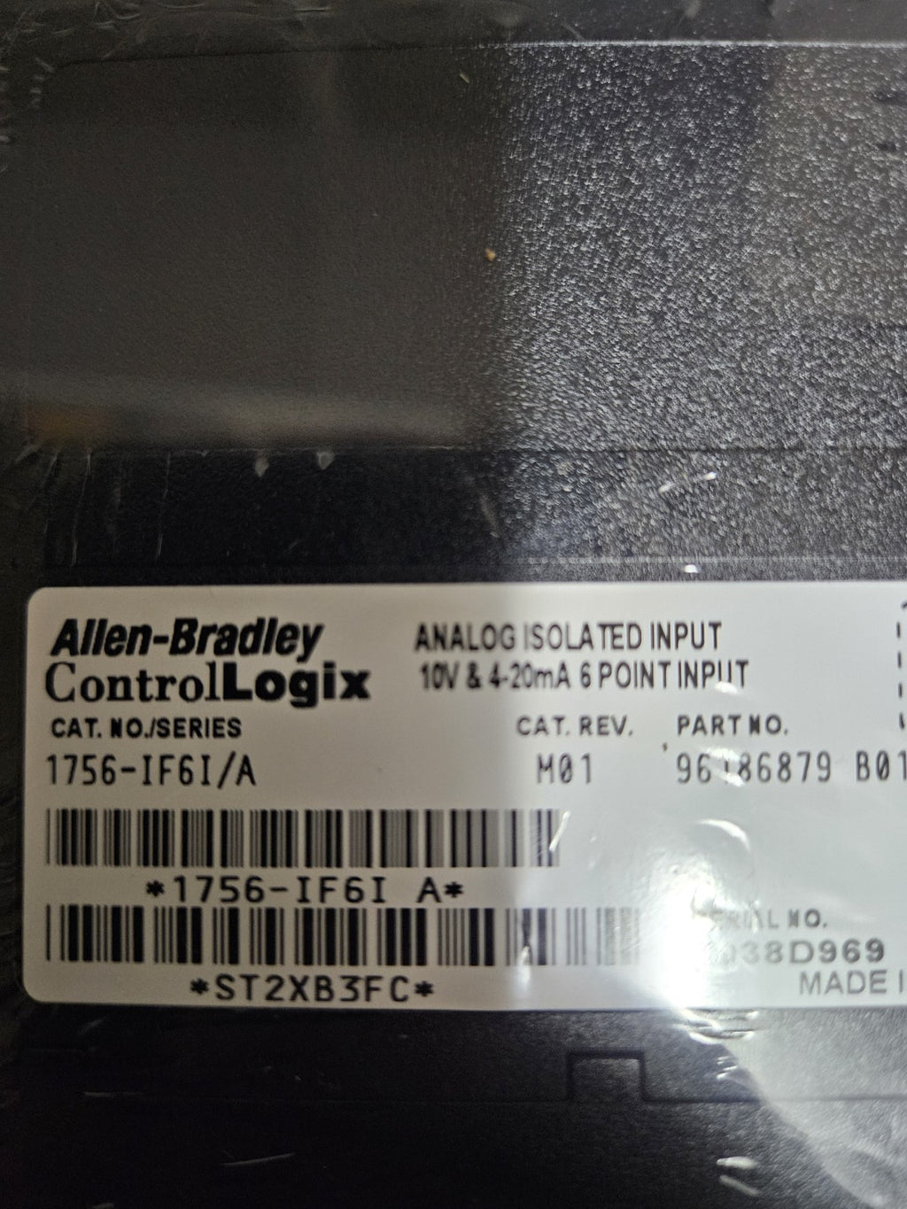 ALLEN BRADLEY 1756-IF6I /A ControlLogix 6-PT ISOLATED ANALOG 1756IF6I, New Neu