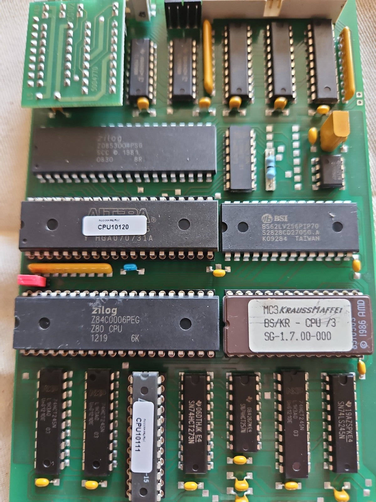 KRAUSS MAFFEI   CPU MC2/MC3   Snr: 5080188, CPU 100 used, Tested, fully working
