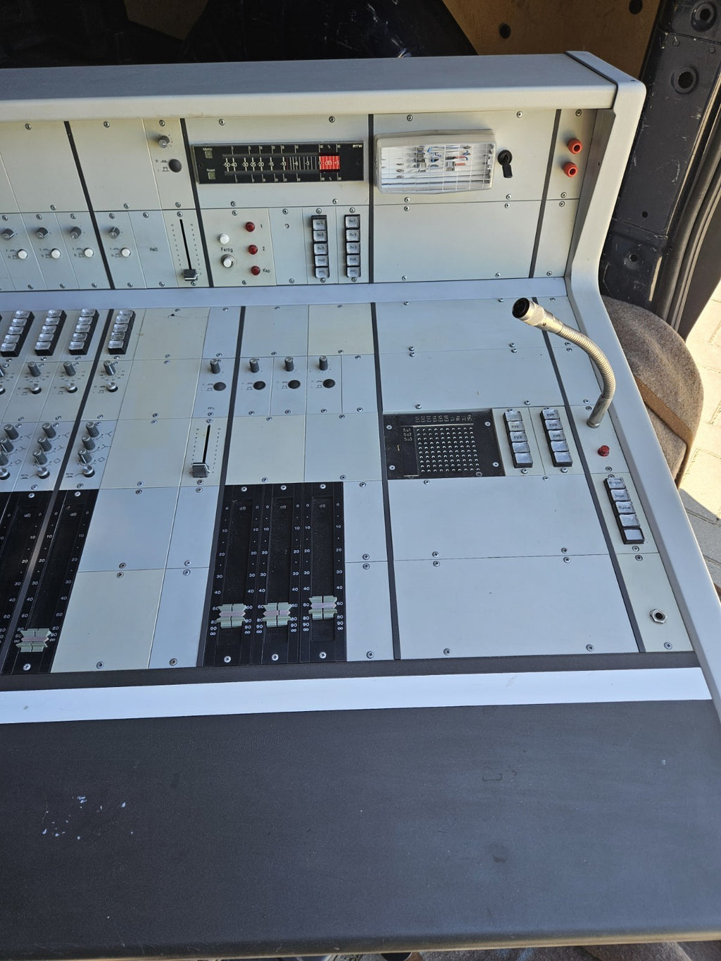  Vintage Mixing Console Desk PHILIPS MD, Fully Working Rare, Worldwide Shipping!