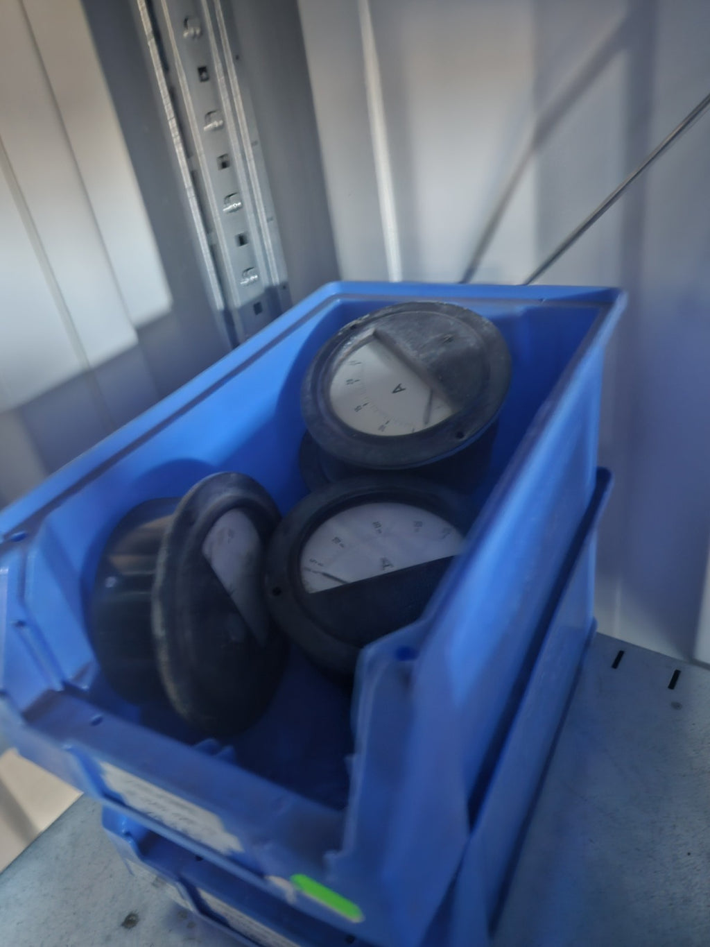 Konvolut 4 x NEUBERGER Einbau Amperemeter Und VOLTMETER  VINTAGE BAKELIT? neu?