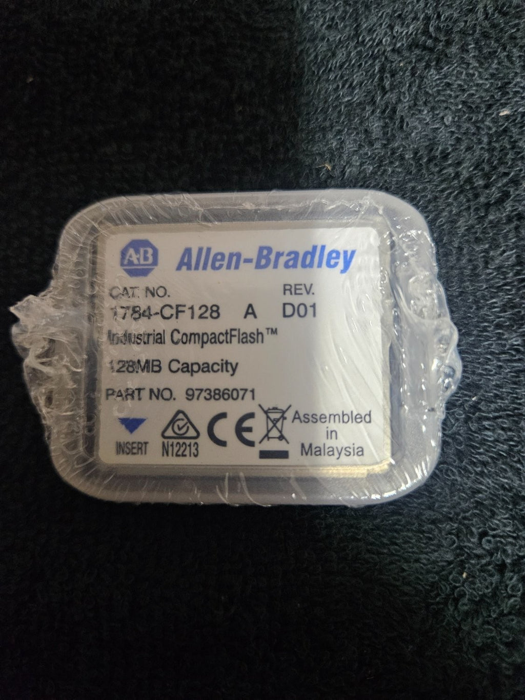 Allen-Bradley 1784-CF128 Memory Card 2017 128 MB White