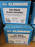 Kleinhuis 1726 Krallenschelle,ohne Nagel, für Kabel-Ø 17-21 mm,Kunststoff PP Neu