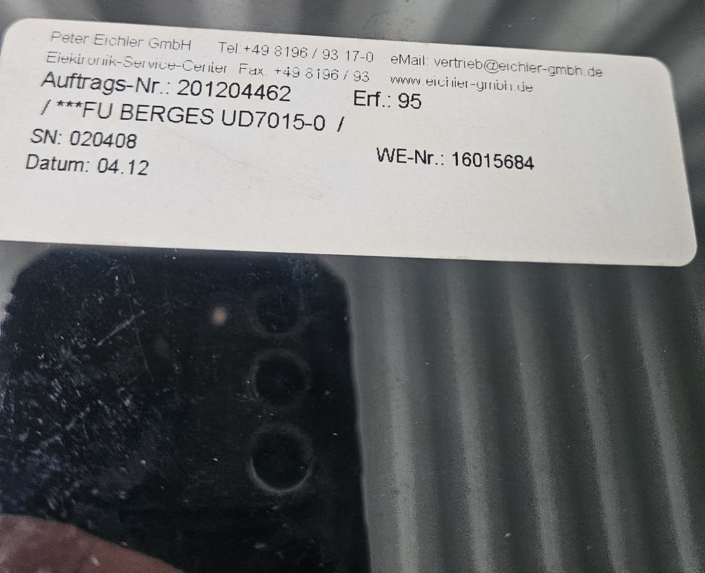 Berges Universal Drive UD 7015-0 Inverter 15KW 400V UD 7000 NEU New Unused