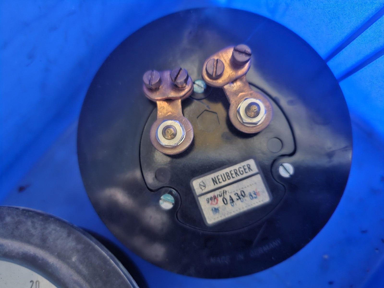 Konvolut 4 x NEUBERGER Einbau Amperemeter Und VOLTMETER  VINTAGE BAKELIT? neu?