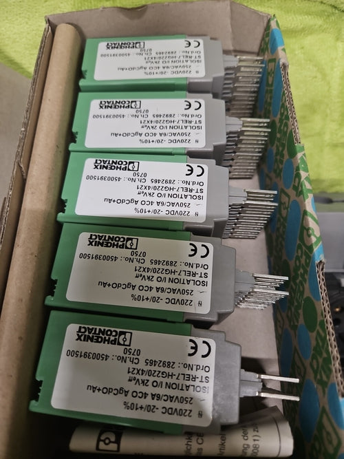 5 x Phoenix Contact Relaismodul ST-REL7-HG220/4X21; Neu/ovp, New In Box