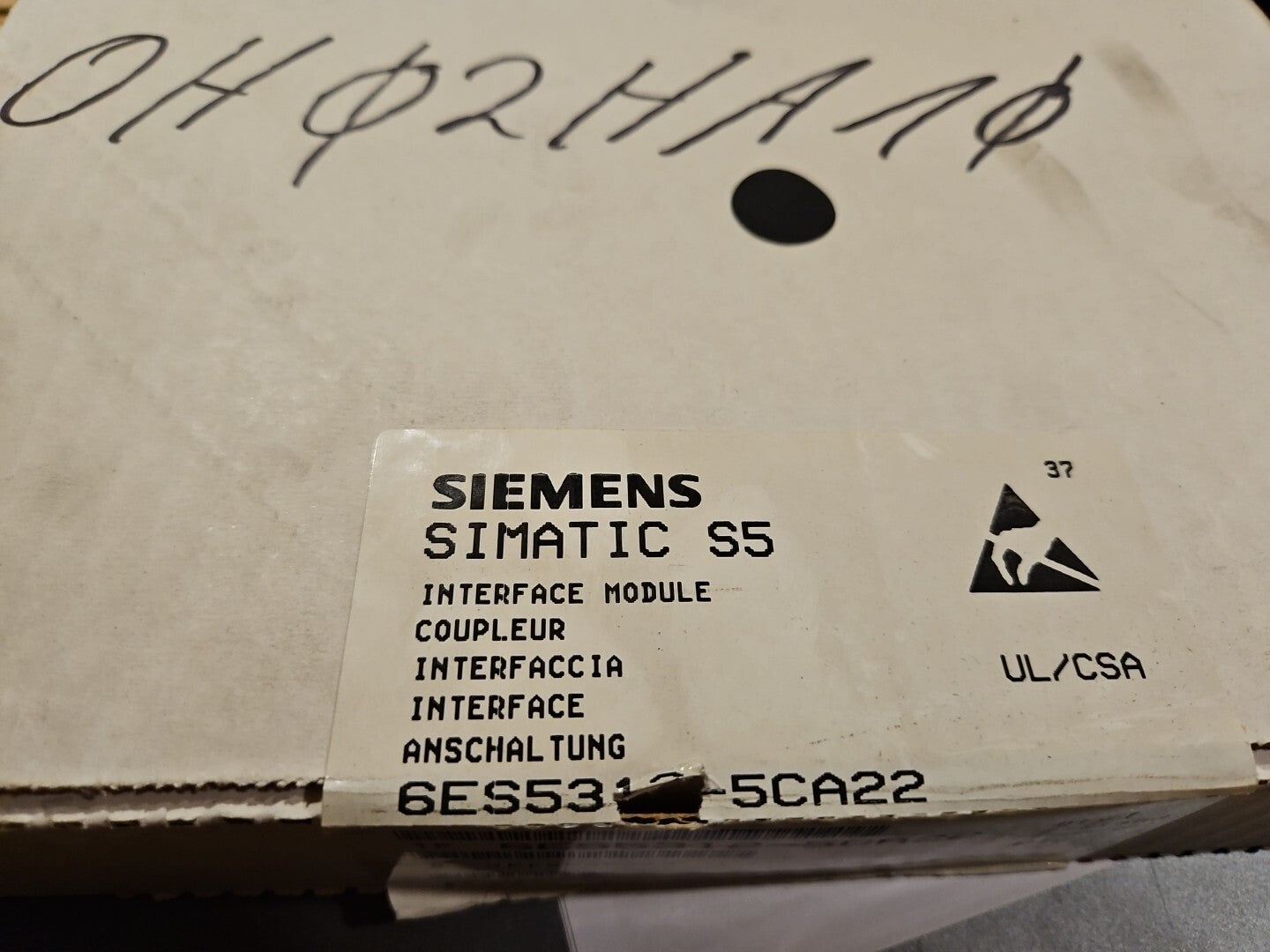 (New in sealed box) 6ES5312-5CA22 SIEMENS, Neu, SIEGEL, new Unused SIMATIC S5