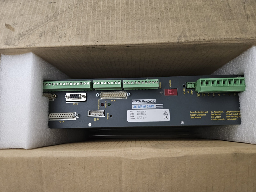 BALDOR ASR32020A SBSC1005-TH U0408250006 Servo DRIVE, DC320V, 5A/AC0-250V New!!!