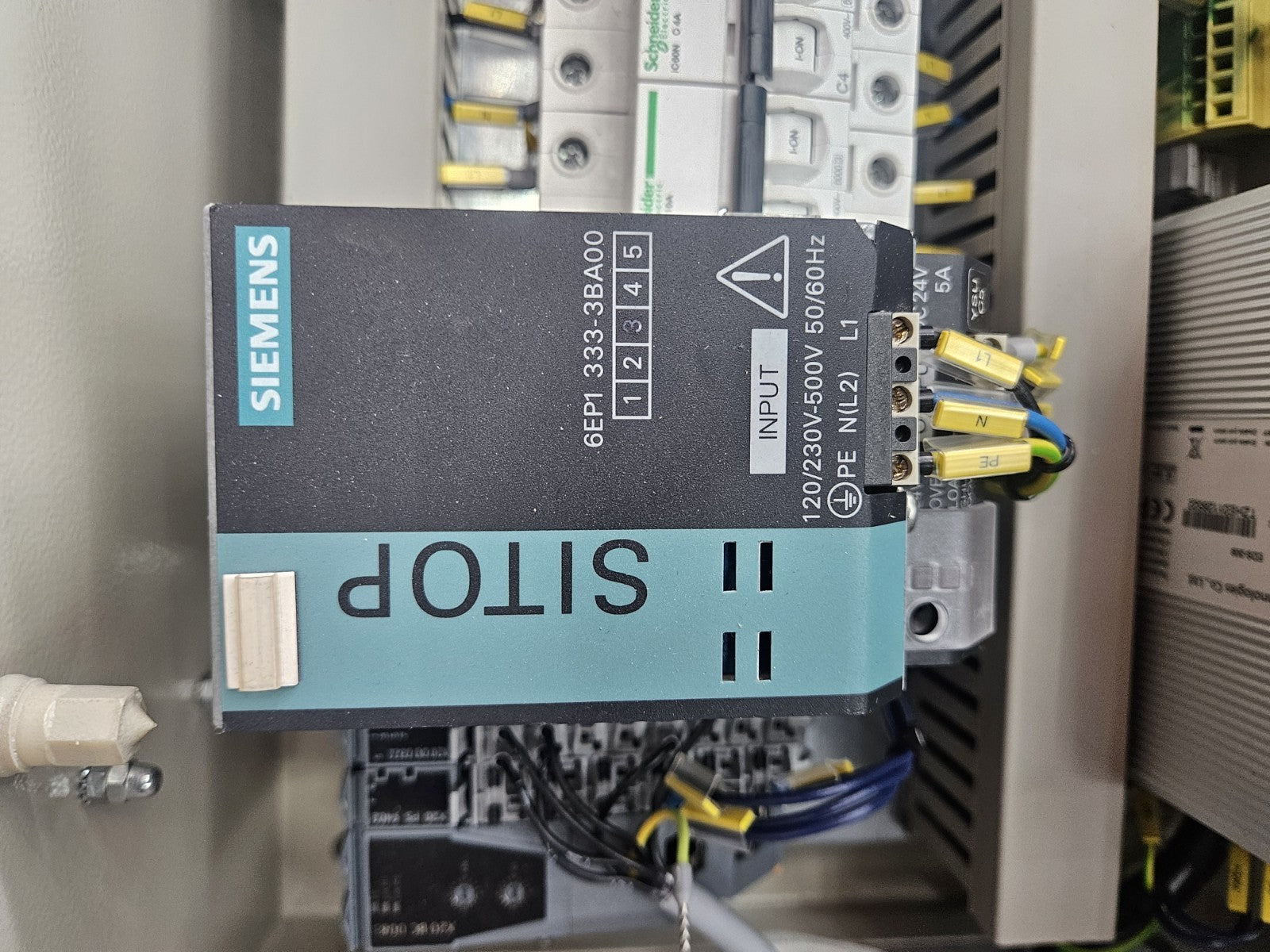Industrial Control Panel ,Moxa Switch, Siemens SITOP, & B&R Components, Like New