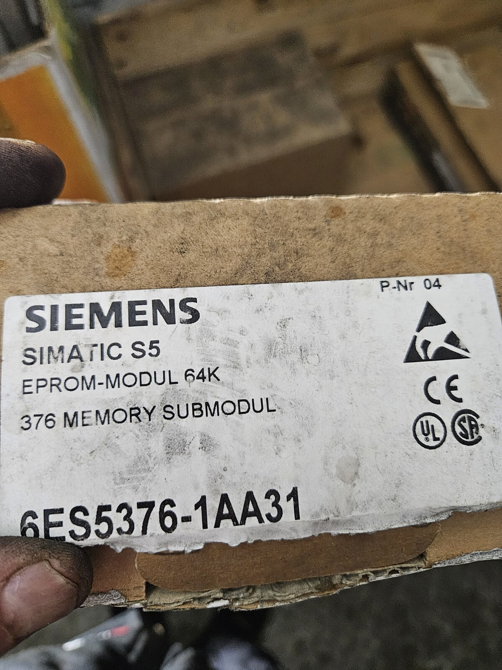 SIEMENS 6ES5376-1AA31  Speichermodul Neu/ovp New Old Stock Unused