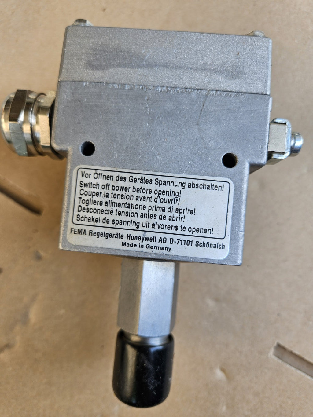 1 x HONEYWELL FEMA EX-DWR25 FIXED PRESSURE SWITCH, 4-25 BAR, Neu Unbenutzt New 