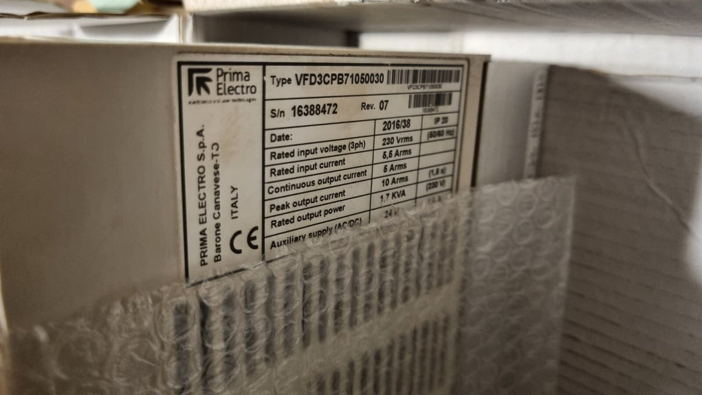 VFD3CPB71050030, Prima Electro VFD410 bramd new in box, unused
