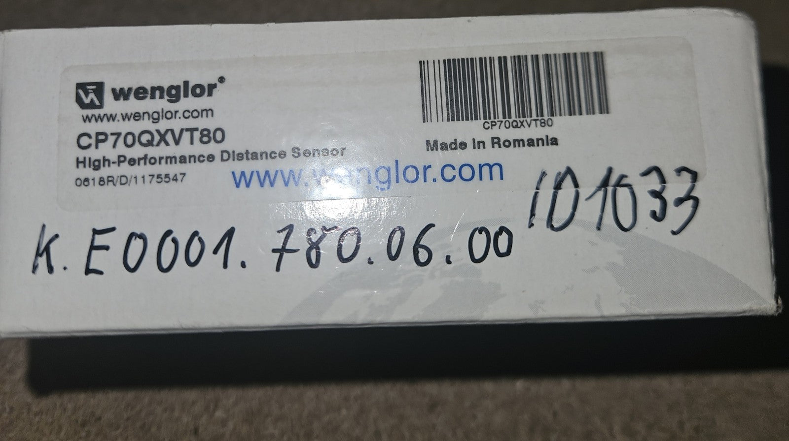WENGLOR CP70QXVT80 High Performance Laser Distance Sensor new in Box Neu/ovp NIB