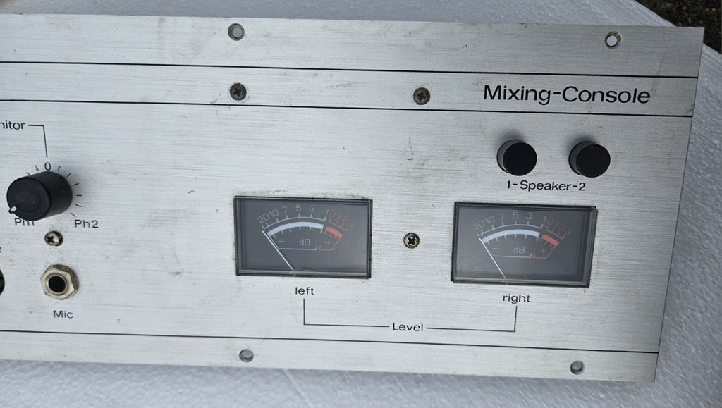 Rare Wifona Disco-Center Mixing-Console Spare Part Faceplate Vintage Audio Desk
