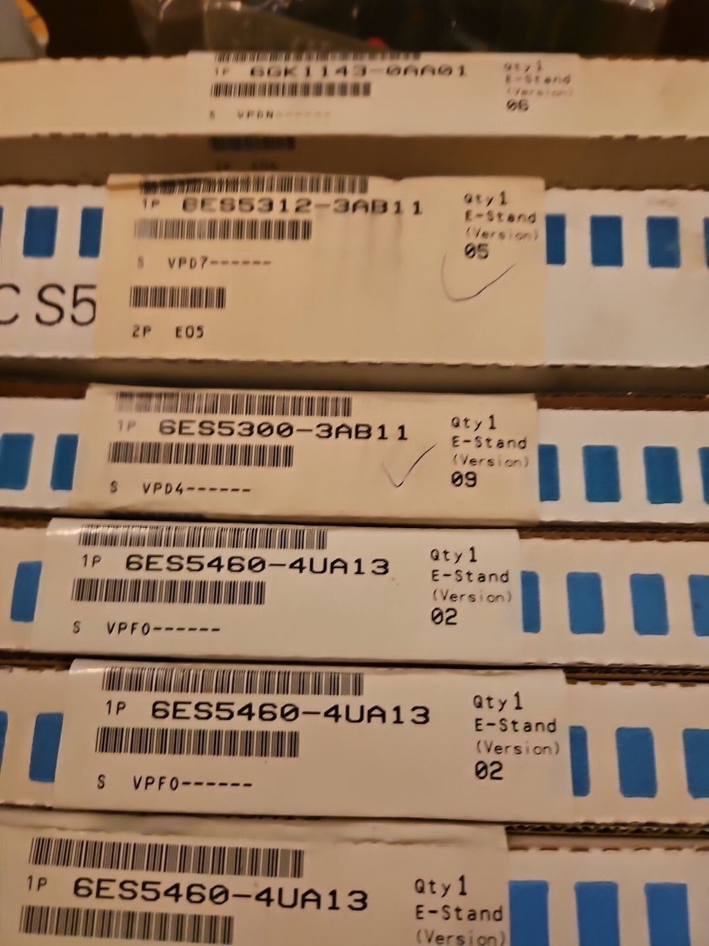 Siemens Simatic S5 6ES5312-3AB11   6ES5 312-3AB11 New In Box, Sealed, SIEGEL,NEU