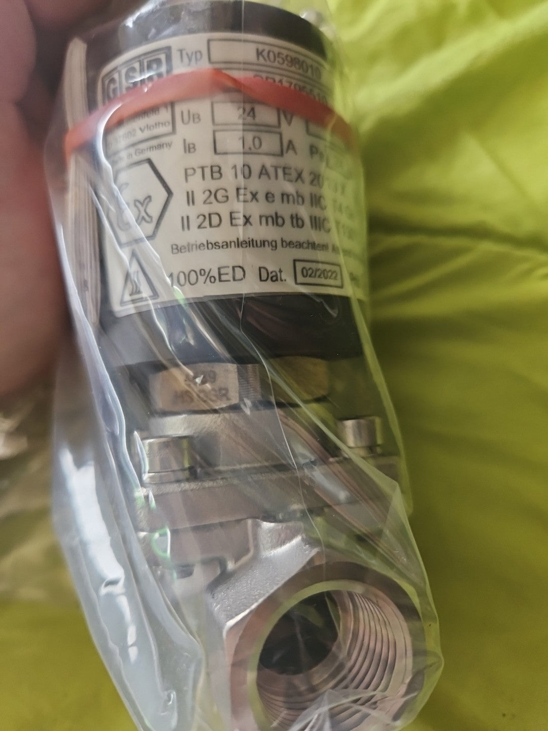 GSR-Magnetventil GO2111250G035.000539.010.099.010A35230804.8080 Neu/ovp,0-30