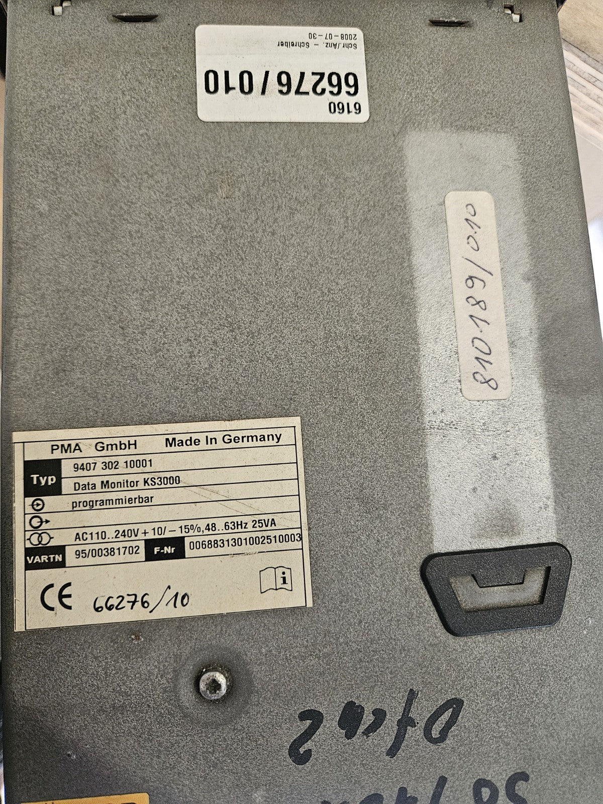 PMA Data Monitor KS 3000 Bildschirmschreiber 9407 302 10001, Used & Tested