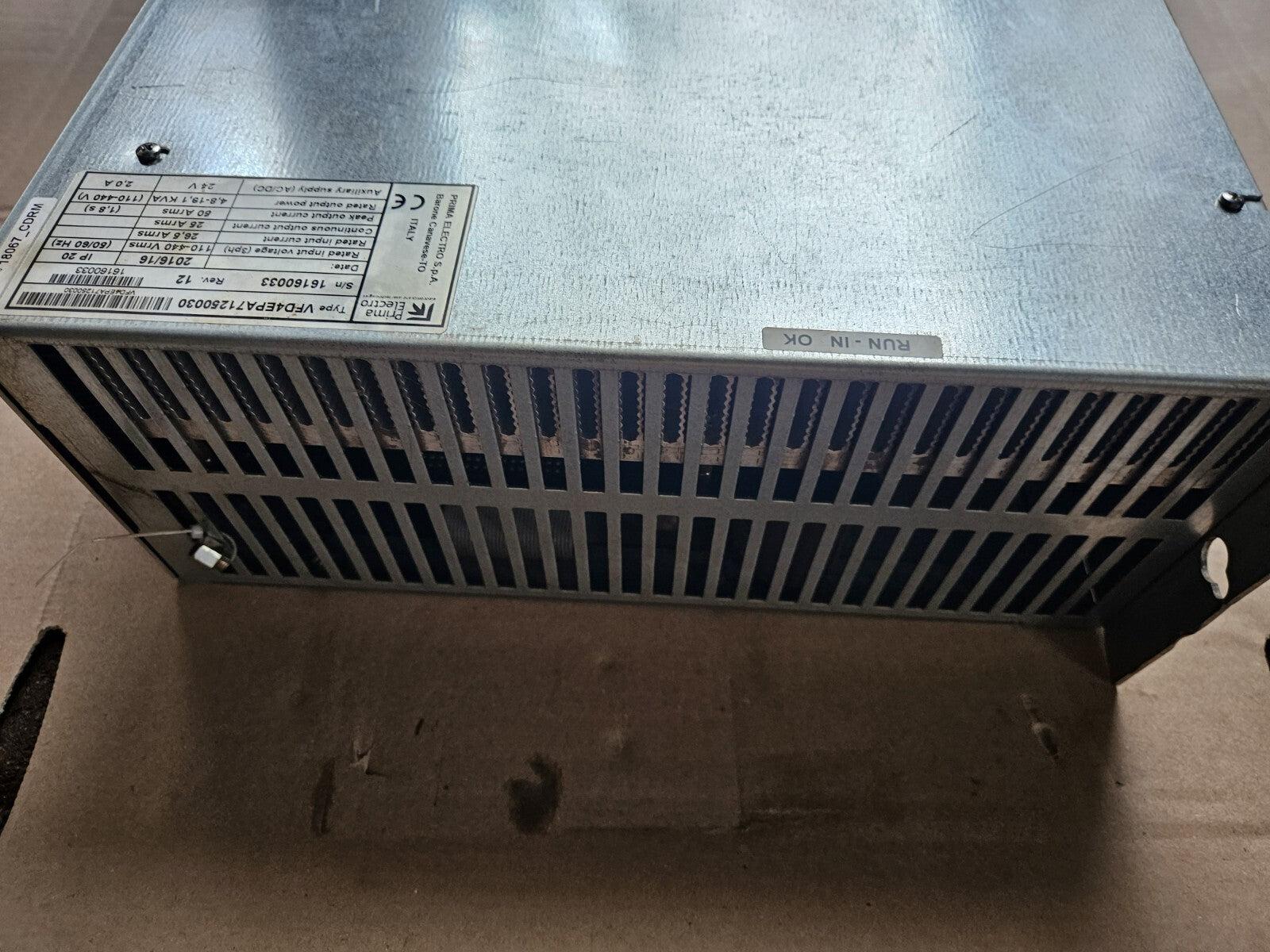 PRIMA ELECTRO VFD510 VFD4EPA71250030, Refurbished, Worldwide Shipping, Like New