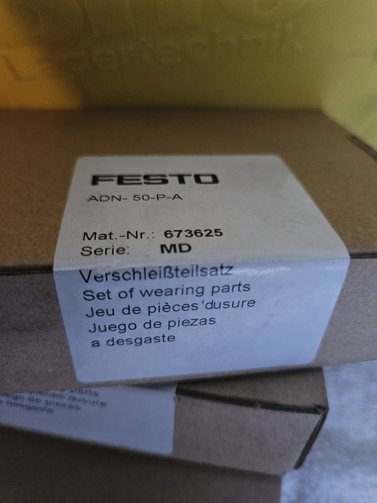Festo ADN-50-P-A, 673625 Verschleißteilsatz, wearing parts Set, Neu/ovp New