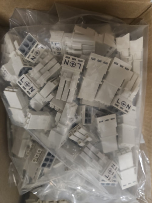50 x Wago 890-123 Stecker mit Zugentlastungsgehäuse 3-polig NEU/Ovp 08900123 New