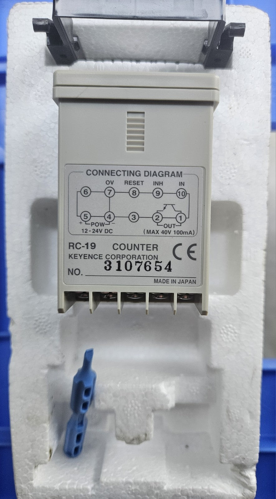 KEYENCE RC-19 Counter, Zähler, 3107654, New In Box, Unused, Neu/ovp