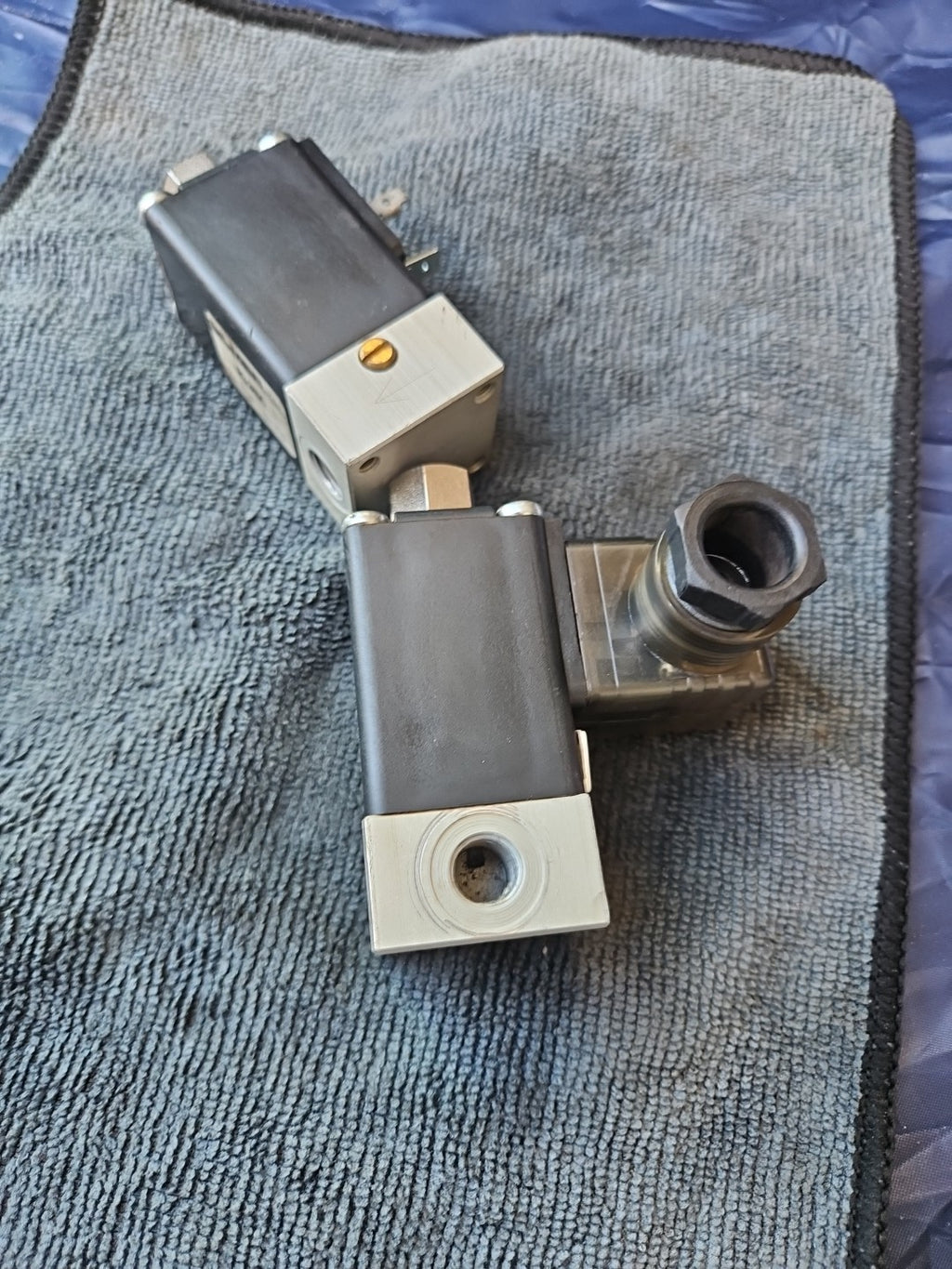 2 x SILMER Valve Ventil B2-24DC Magnetventil Steuerung max.10bar, Tested Working
