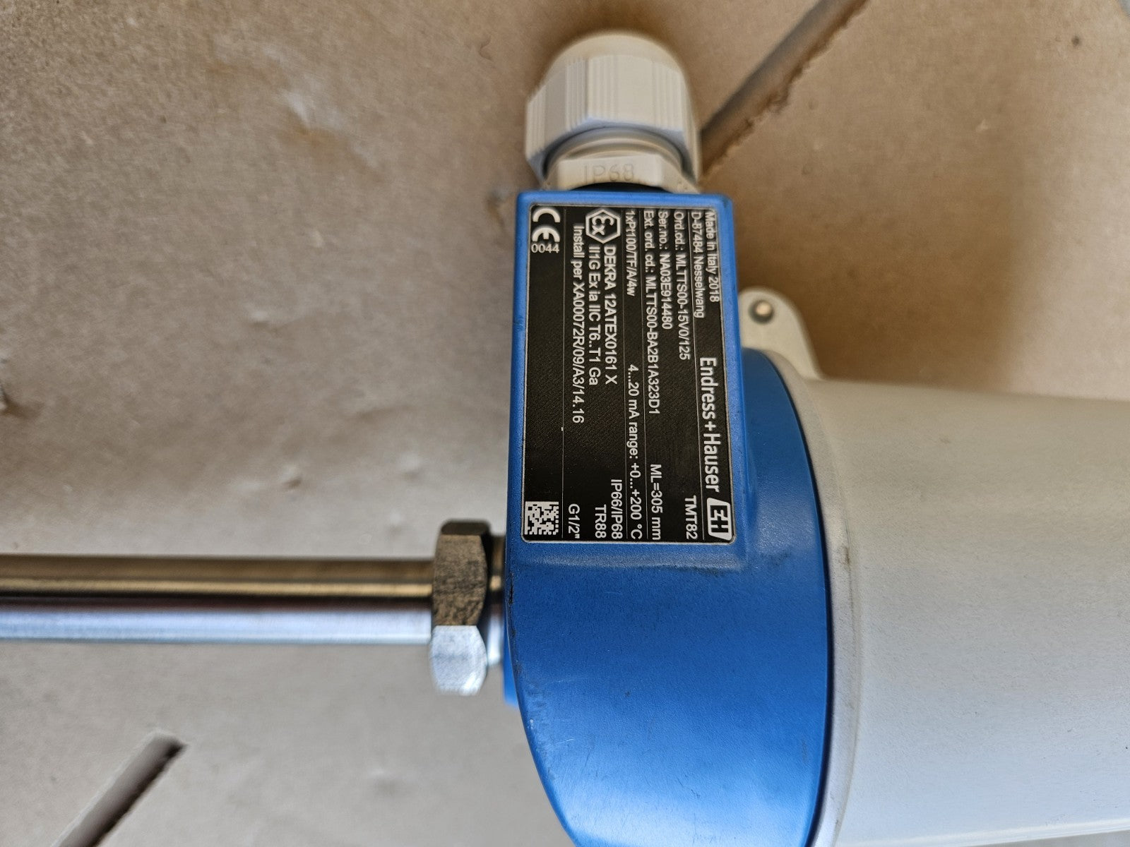 Endress+Hauser TMT82-MLTTS0O-15V0/125 Ex.proof Widerstandsthermometer Neu New