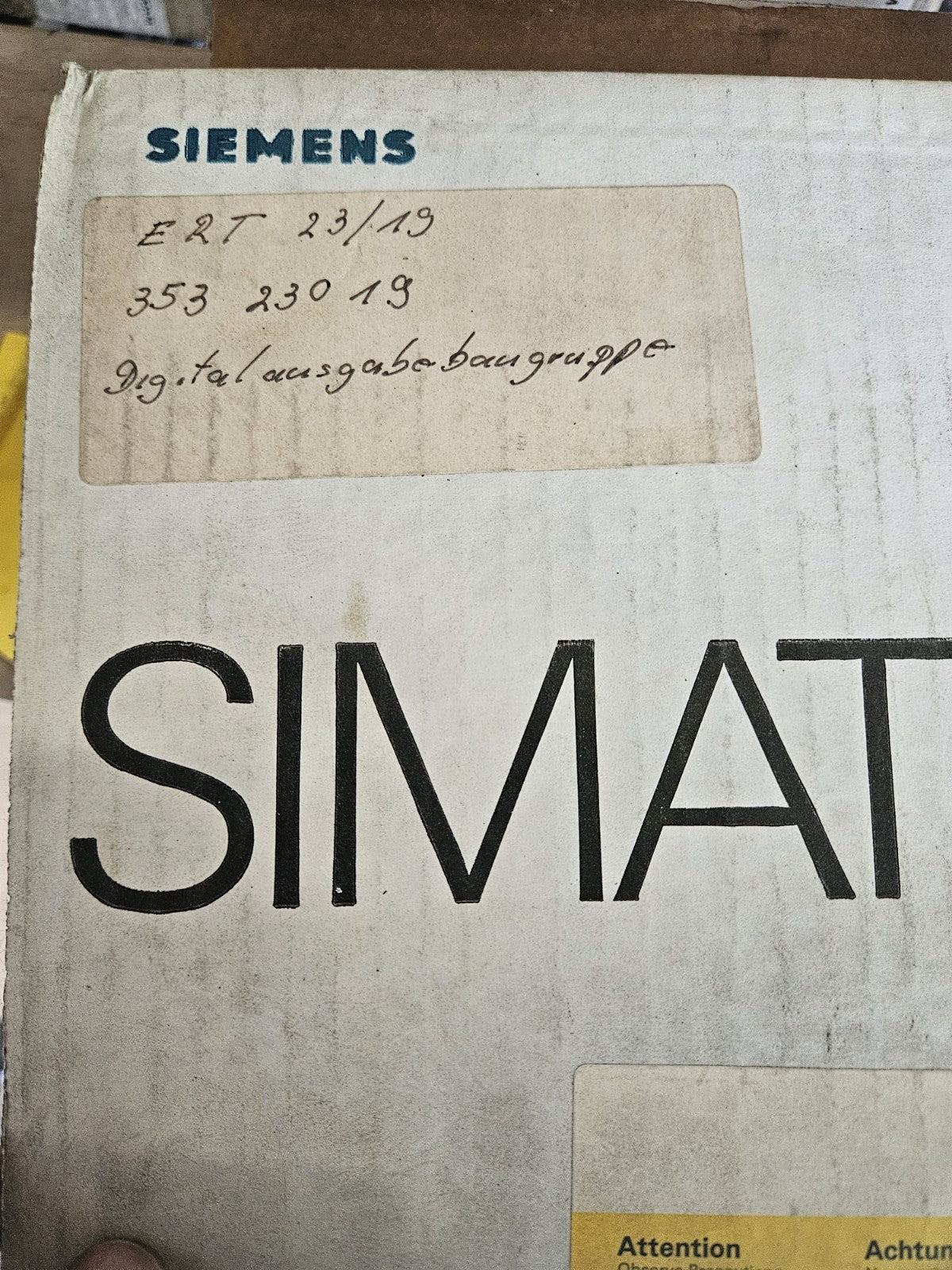 Siemens Simatic S5 6ES5 454-4UA12 New In Box, Neu Unbenutzt...digital Module