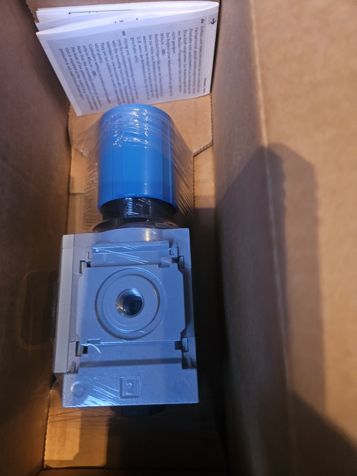 FESTO Druckregelventil MS6-LR-1/4-D6-RG-AS-WB | 527663, Neu/ovp, New In Box