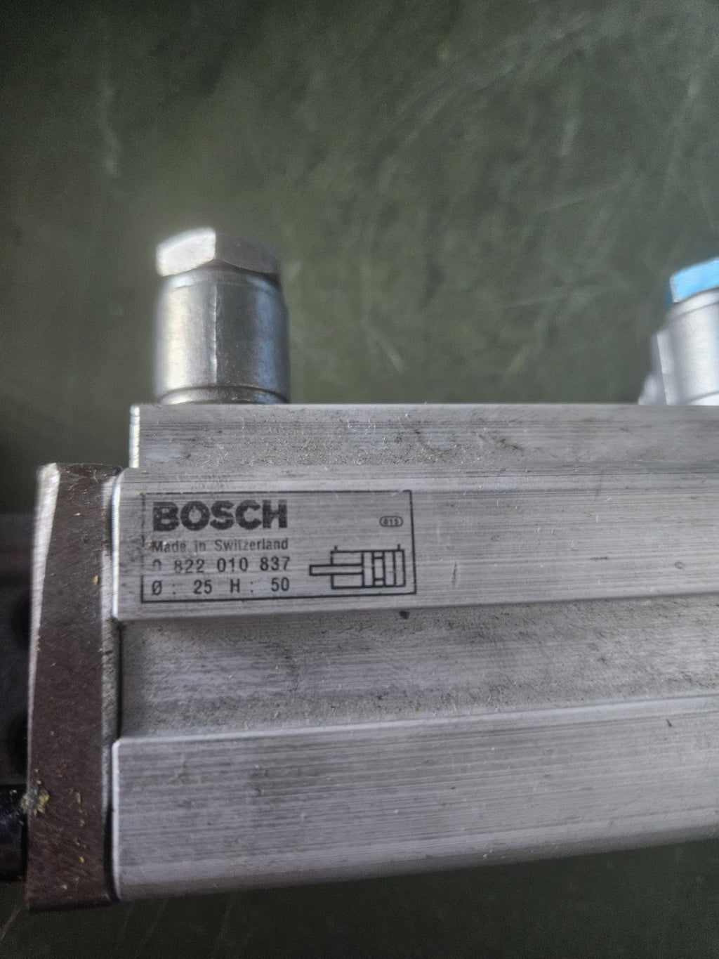 Bosch Rexroth 0 822 010 837 Pneumatic Cylinder 25mm Bore, 50mm Stroke, working