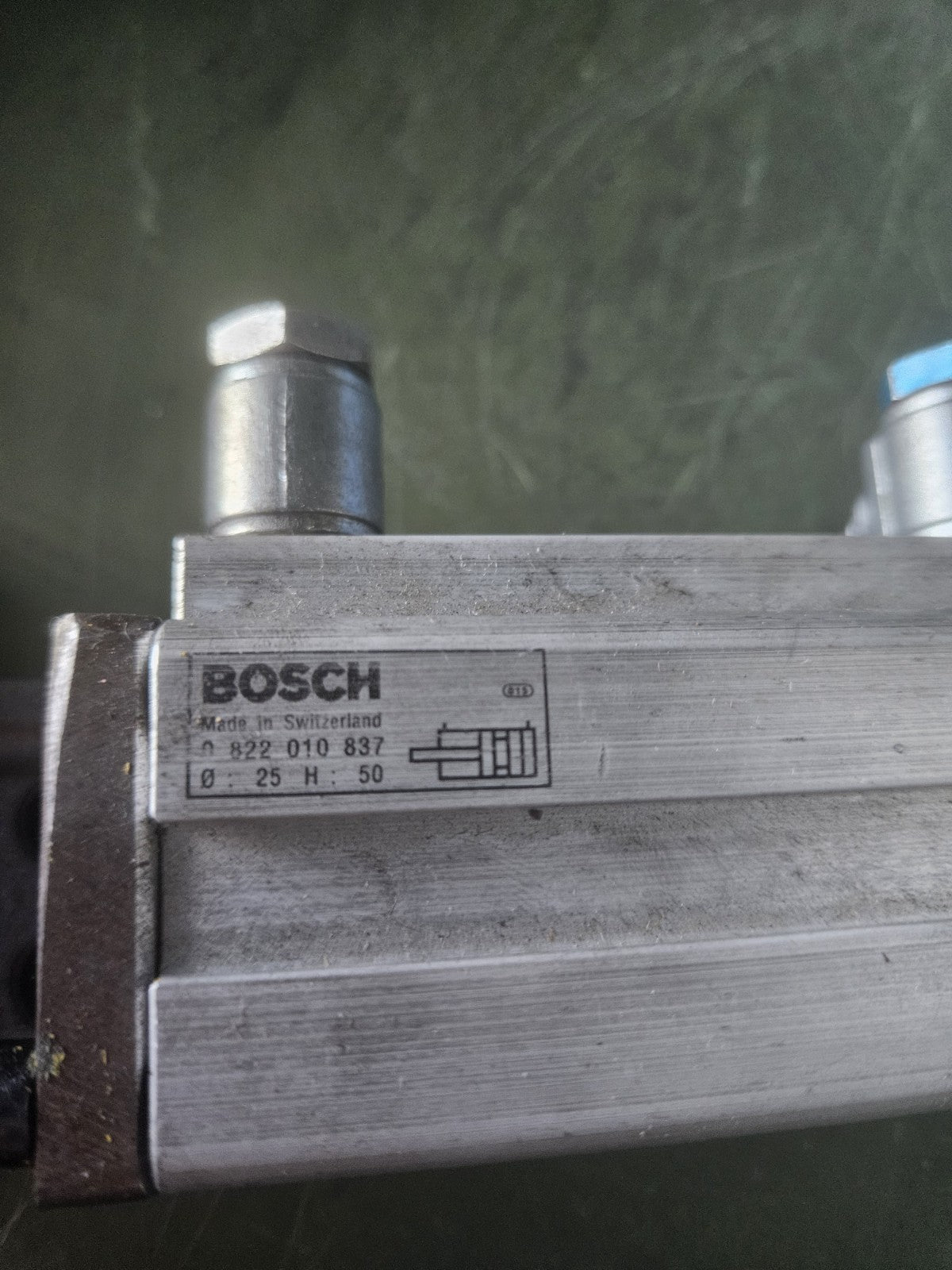 Bosch Rexroth 0 822 010 837 Pneumatic Cylinder 25mm Bore, 50mm Stroke, working