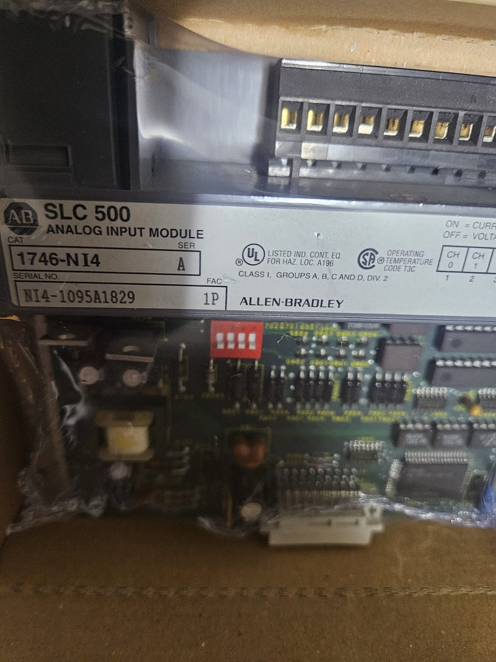 Allen-Bradley 1746-NI4 SLC 500 Analog Input Module – Analogeingabemodul NEW NEU!