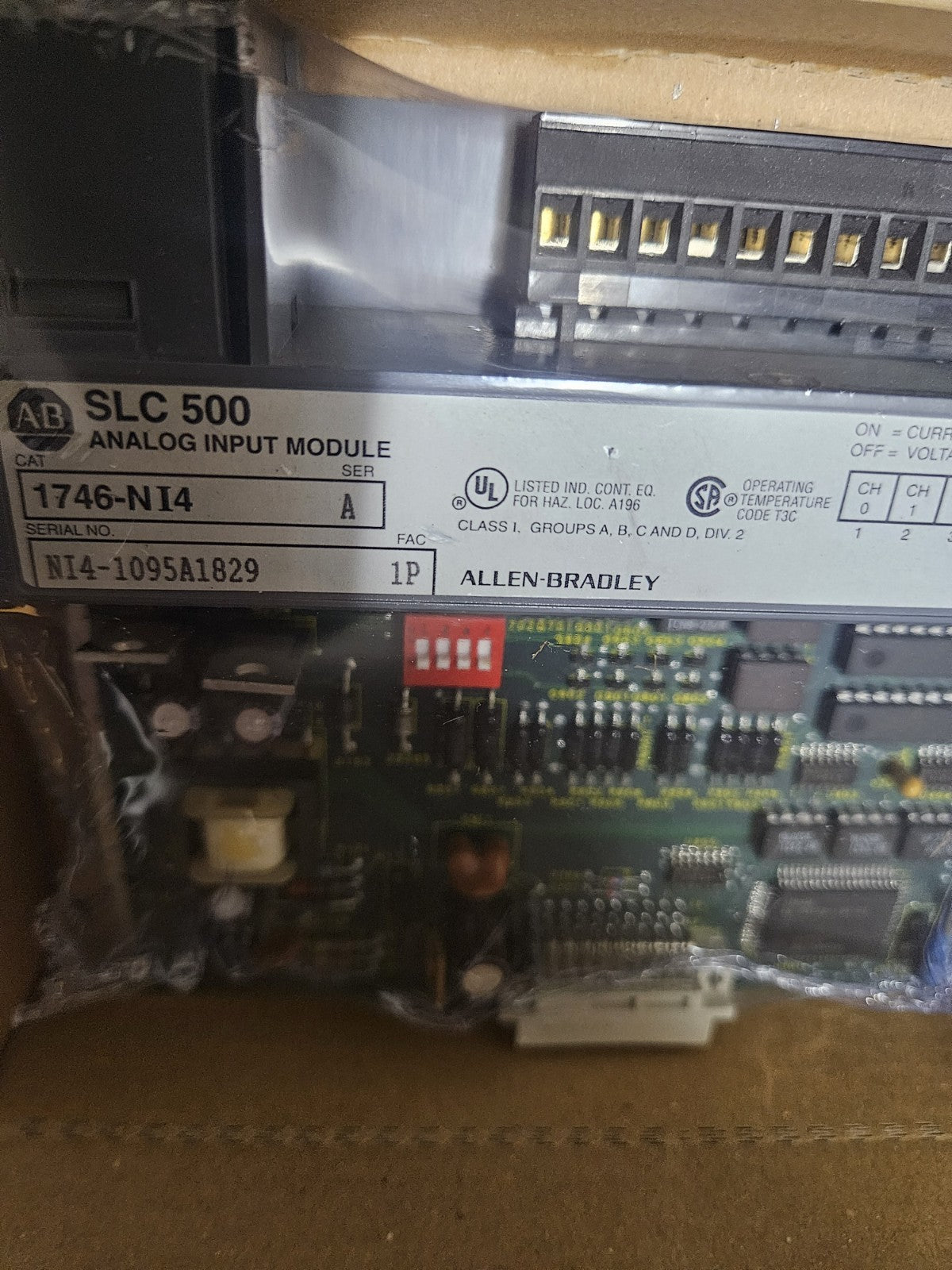 Allen-Bradley 1746-NI4 SLC 500 Analog Input Module – Analogeingabemodul NEW NEU!