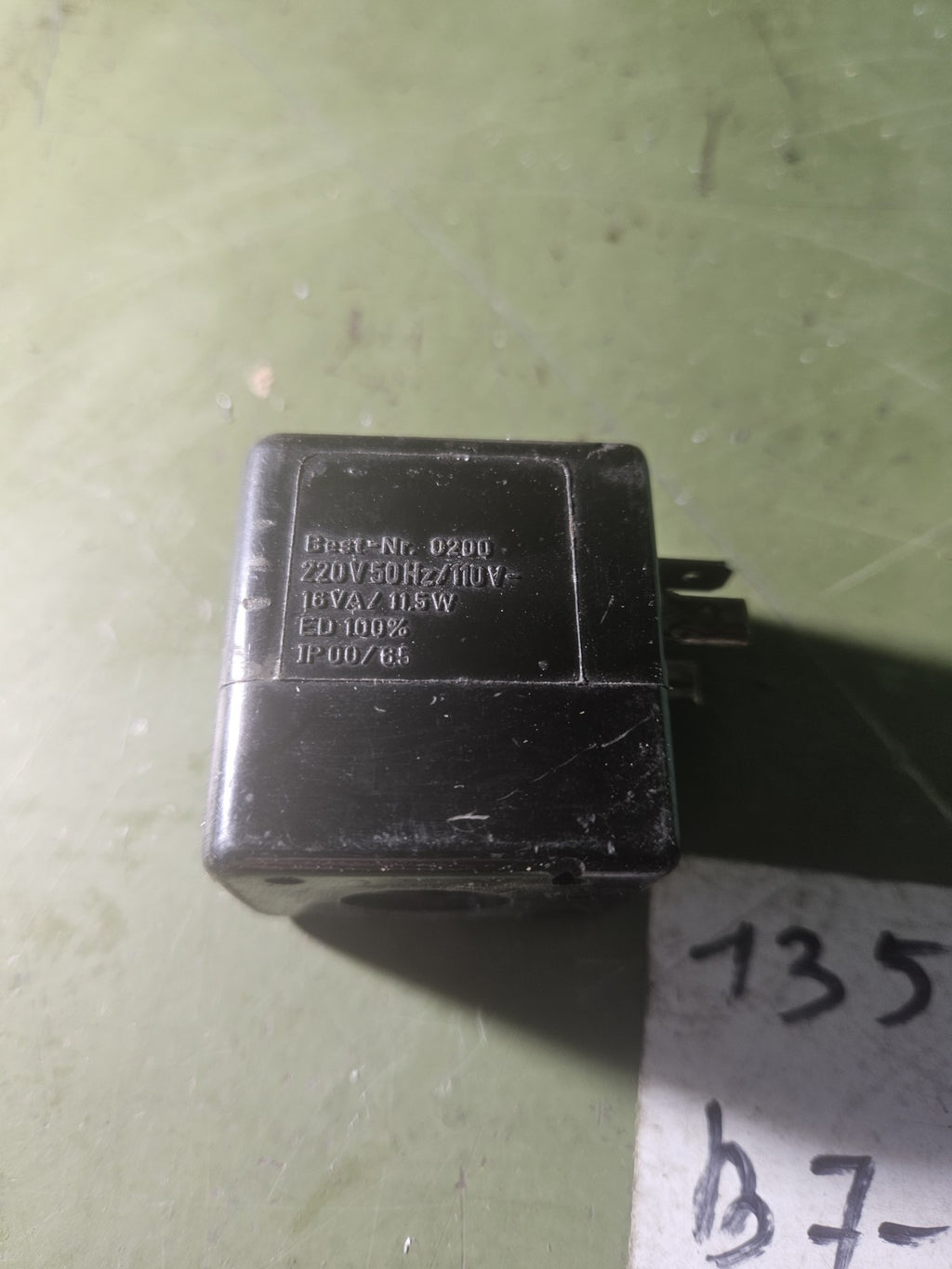 2 x FESTO Magnetspule 220V 50Hz 100% ED P54 Used, Tested Working
