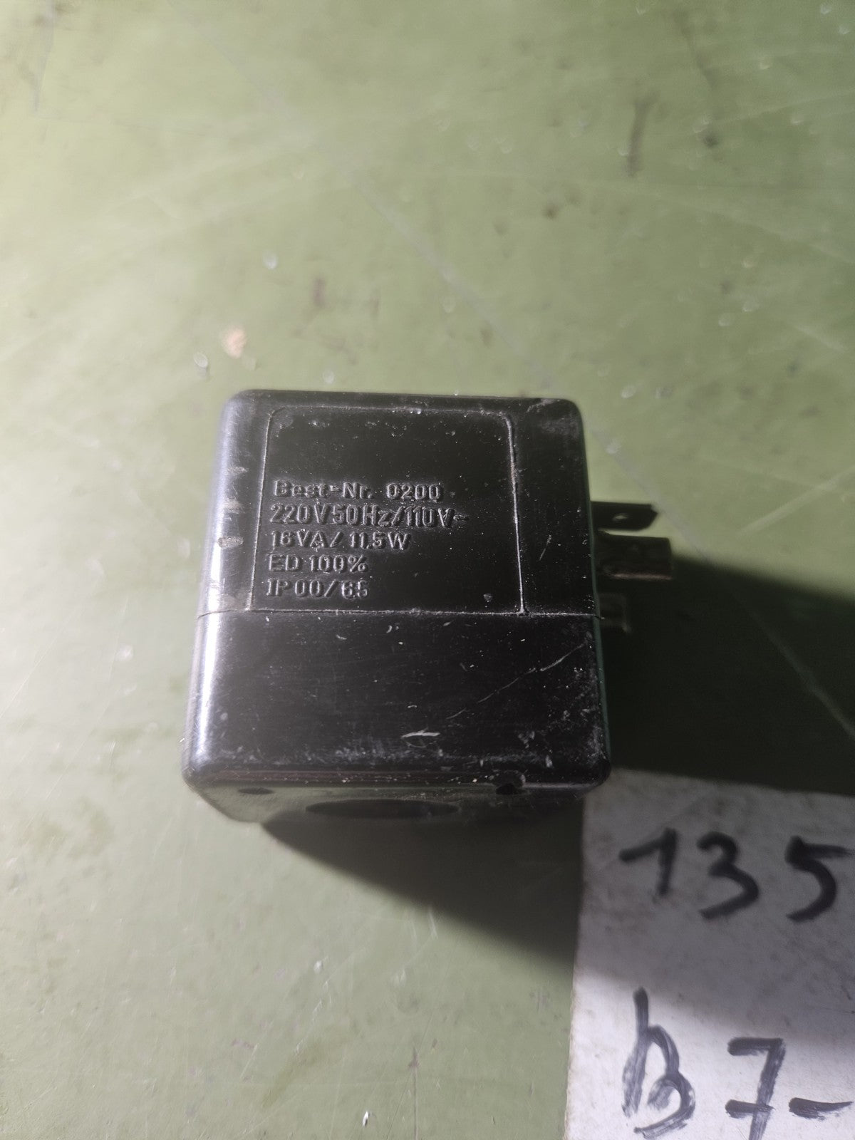 2 x FESTO Magnetspule 220V 50Hz 100% ED P54 Used, Tested Working